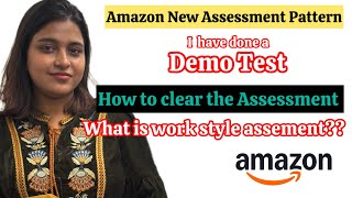 Amazon New Assessment Pattern✨//Part 1//done a demo Test✨//work style Assesment✨//#amazonjobs