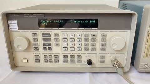 Agilent 8648 C Signal Generator (A# 62252)
