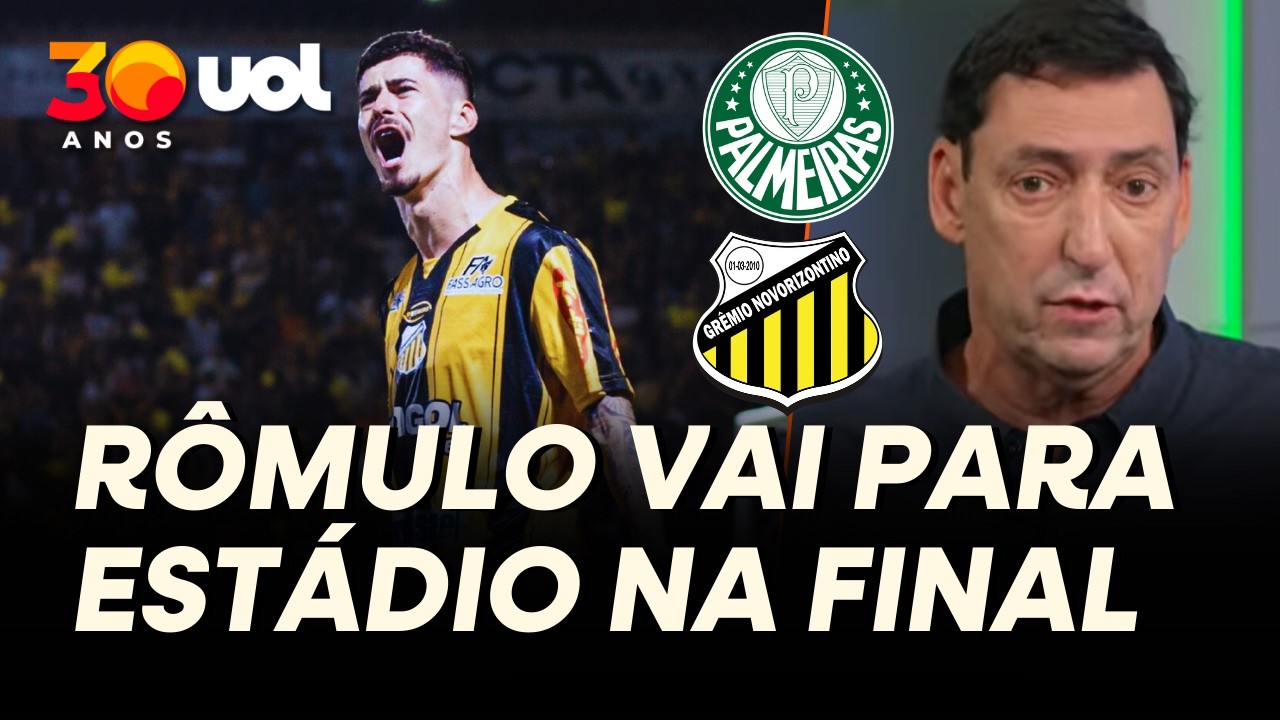 NOVORIZONTINO X PALMEIRAS: RÔMULO VAI PARA ESTÁDIO NA FINAL E ESPERA INVESTIDOR PARA PAGAR A MULTA