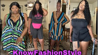 NEW! Plus Size Summer Clothing Try On Haul/ Feat. KnowFashionStyle