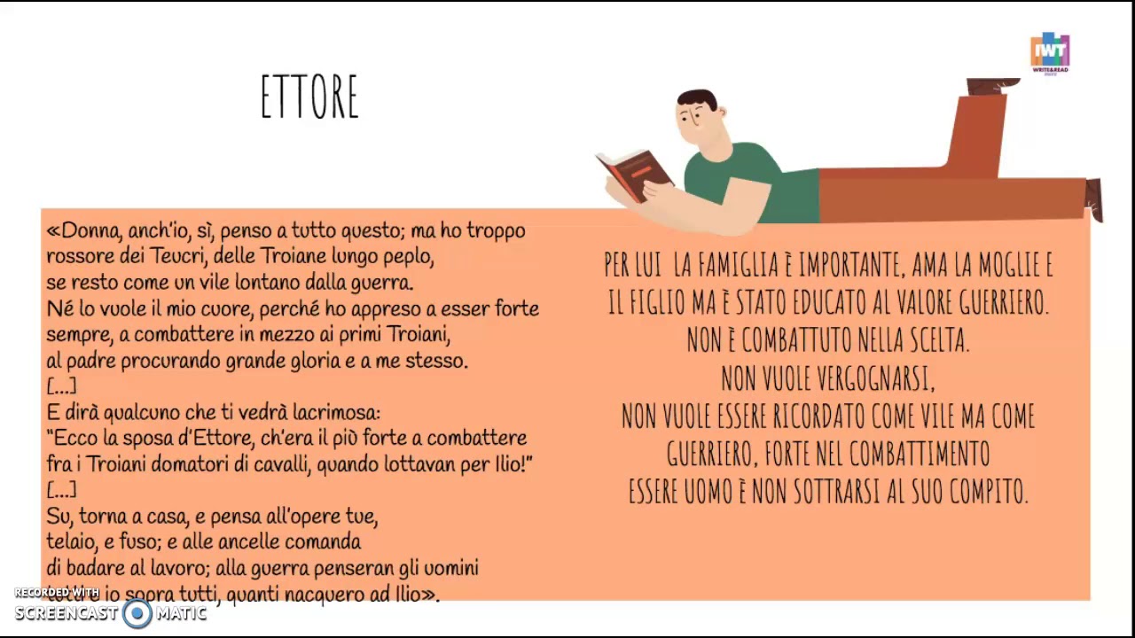 Parafrasi L'incontro Di Ettore E Andromaca