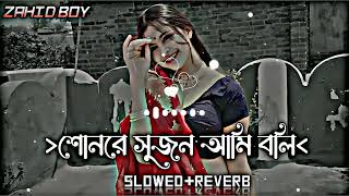 Sonre sujon ami boli je tore   শোনরে সুজন আমি বলি যে তোরে   Slowed Reverb Lofi Song Resimi