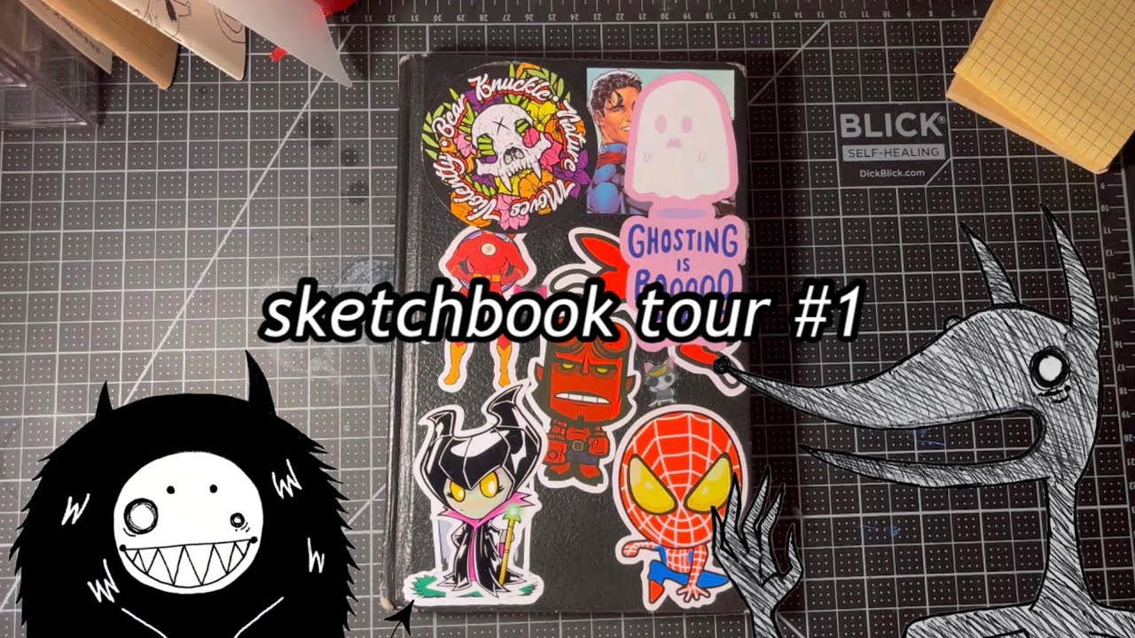 my first sketchbook tour ⭐️ 2016-2020 - YouTube