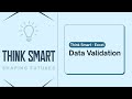 Data Validation | Excel