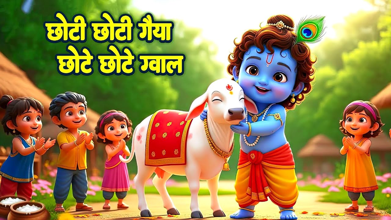 छोटी छोटी गैया - Choti Choti Gaiya Chote Chote Gwal | Little Krishna Song | Krishna Bal Leela
