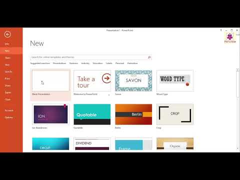 Creating a New Presentation | Computer Training | Periwinkle