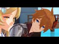 Were you worried about me? | MMD | Childe x Lumine