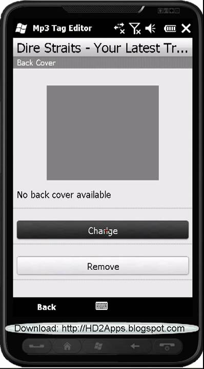 MP3 Tag Editor v2 for windows mobile on HTC HD2