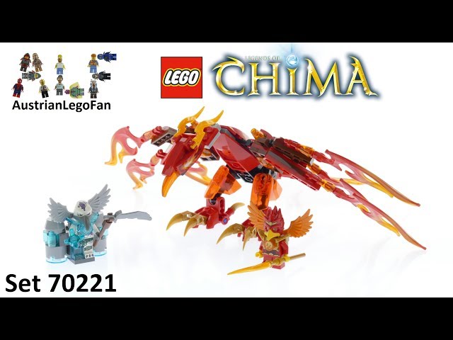 guiden Stå sammen At redigere Lego Chima 70221 Flinx´s Ultimate Phoenix - Lego Speed Build Review -  YouTube