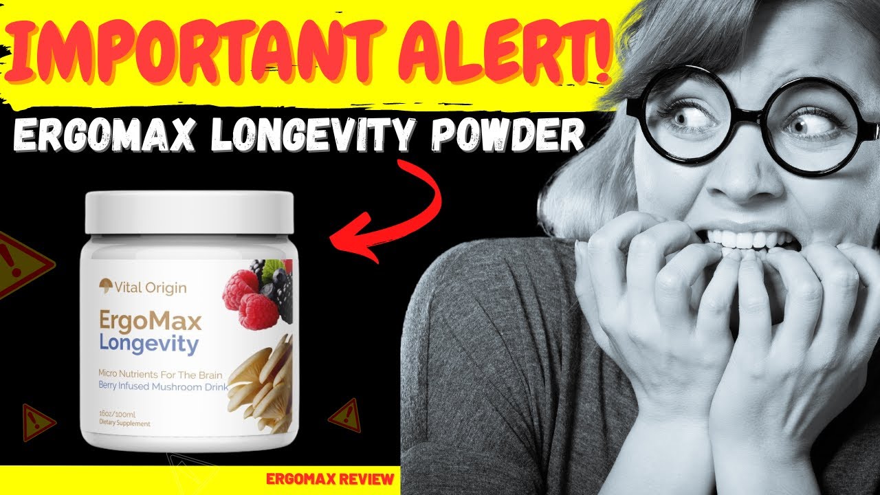 🧠 ERGOMAX REVIEW ((ALERT!)) - Ergomax Longevity Powder - Ergomax Longevity is Really Good?