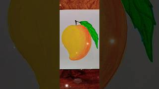 How to colour Mango 🥭 with water colour#shorts