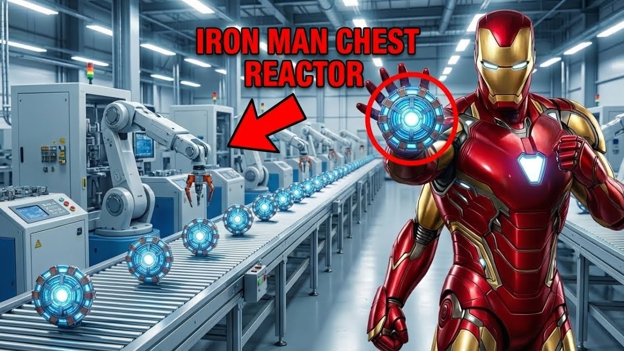 You Won’t Believe This Factory Builds an Iron Man–Inspired Nano Reactor (Full Manufacturing Process)