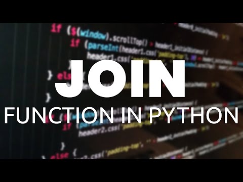 Join function in python Hindi