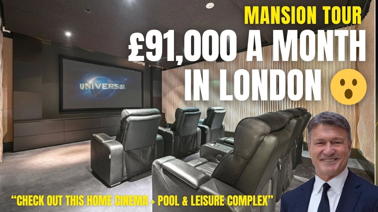 £91,000-Per-Month Kensington Mansion | Addison Road W14 House Tour