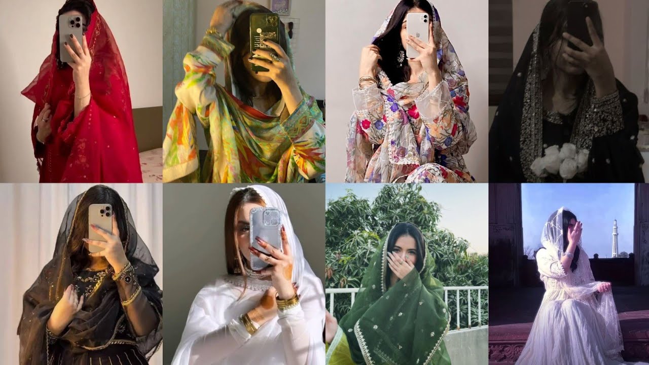 Stylish hidden face dp with dupatta//dpz for girls//insta fb dpz//hidden face dpz