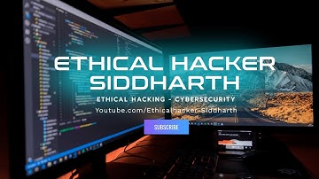 Ethical Hacking Channel Intro | Cyber security| Telugu Hacking Channel | Ethical Hacker - Siddharth