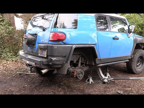 Fj Cruiser Build Pt 5 Lift Kit Install New Stereo Youtube