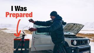 First Time My Jimny Failed To Start In The Extreme Cold Of Ladakh