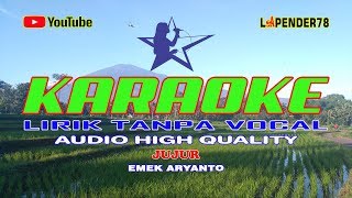 Jujur🎵Emek Aryanto 🎤 Karaoke lapender78