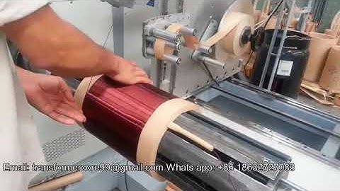 Coil winding machine With Strip Insulation paper