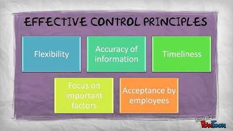 Chapter 5: Managerial Control