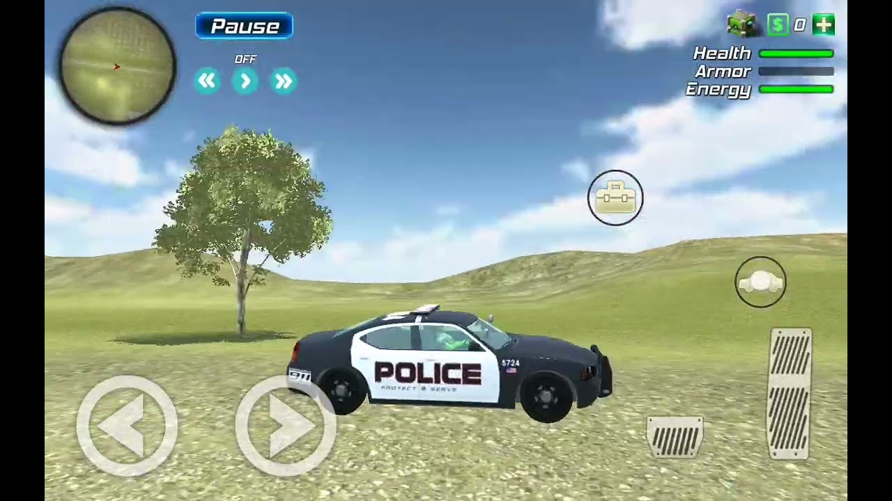 Police Black Rope Frog Ninja Hero Car Vegas