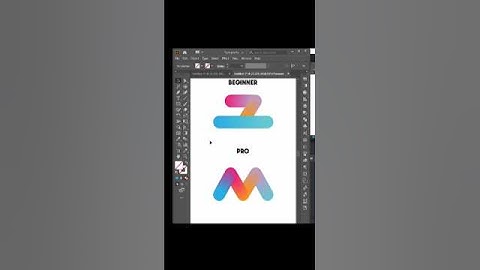 Difference between beginner and pro graphic designer #adobeillustrator #graphicdesign