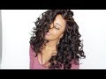 How to curl and style human hair extensions. Wig. No heat. Easy flexi rods.