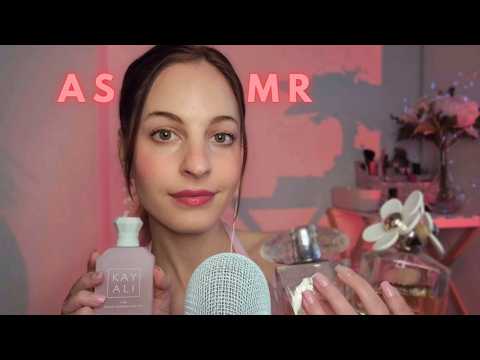 ASMR Perfume Collection (Spring Edition) (close whispering, glass tapping, spraying)