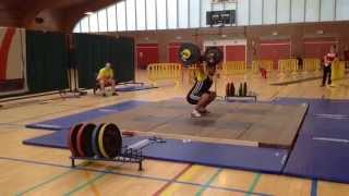Umut Ceylan Arrache 98 Kg Au Ch.de Belgique 2015