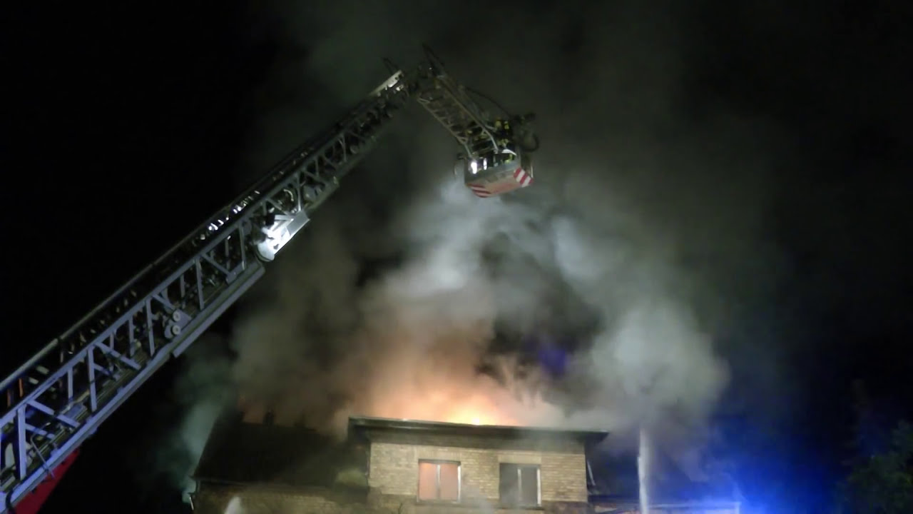 Gebaeudebrand in Amsdorf