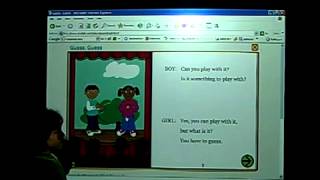 Smartboard reading activity with Starfall