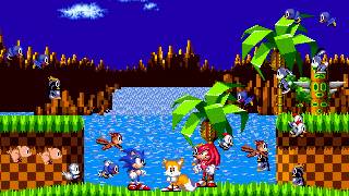 Sonic Clic Heroes - Sonic 1 Ending Sonic 2 Beginning