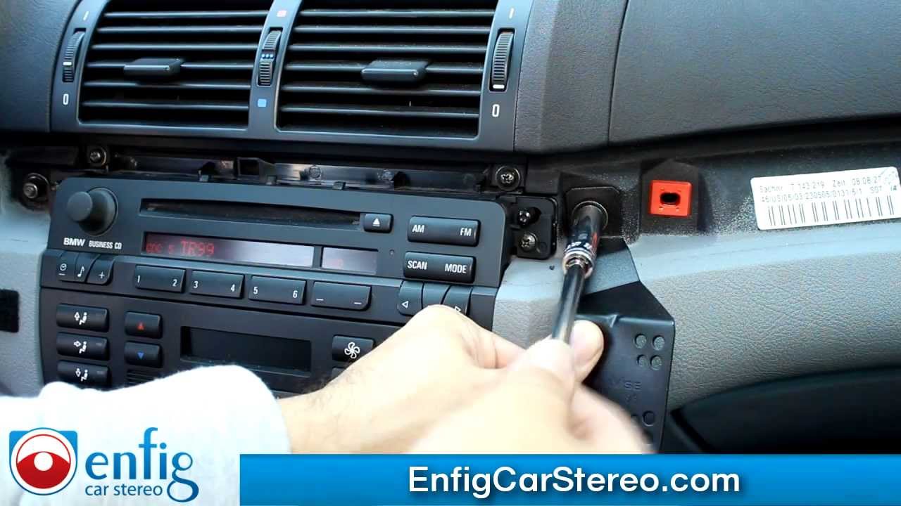 Custom Phone holder BMW 3 E46 1999-2006 - YouTube