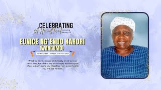 Celebrating the life EUNICE NG’ENDO KARORI (WANGUMO)