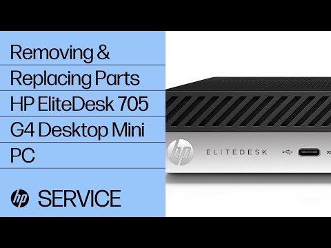 Service Teardown: HP EliteDesk 705 G4 remove & replace parts | HP Computer Service | HP Support
