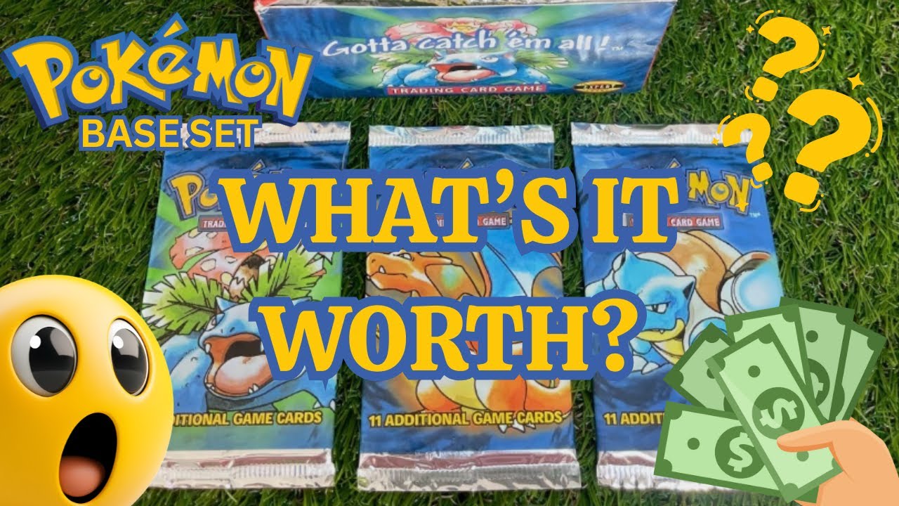 How Much Is My Base Set Pokémon Collection REALLY Worth? - YouTube