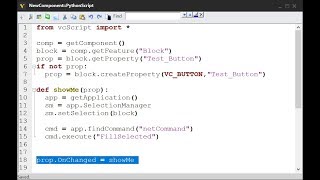 Create a Button Property