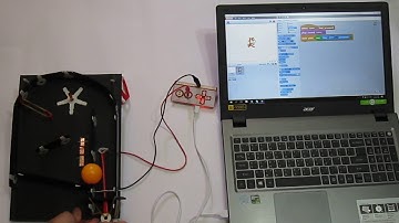 Strawbees pinball w. MakeyMakey & Scratch