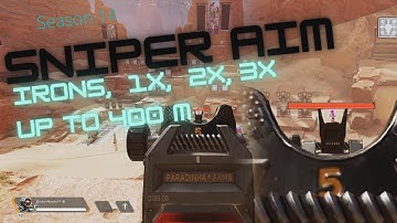 Sniper Aiming: Longbow and Sentinel w/ low power sights #apexlegends