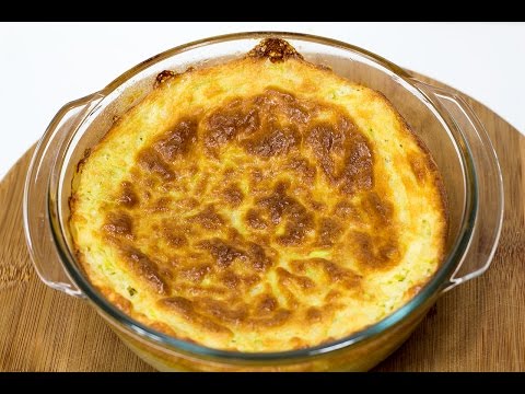 Видео рецепт Запеканка из кабачков с плавленным сыром