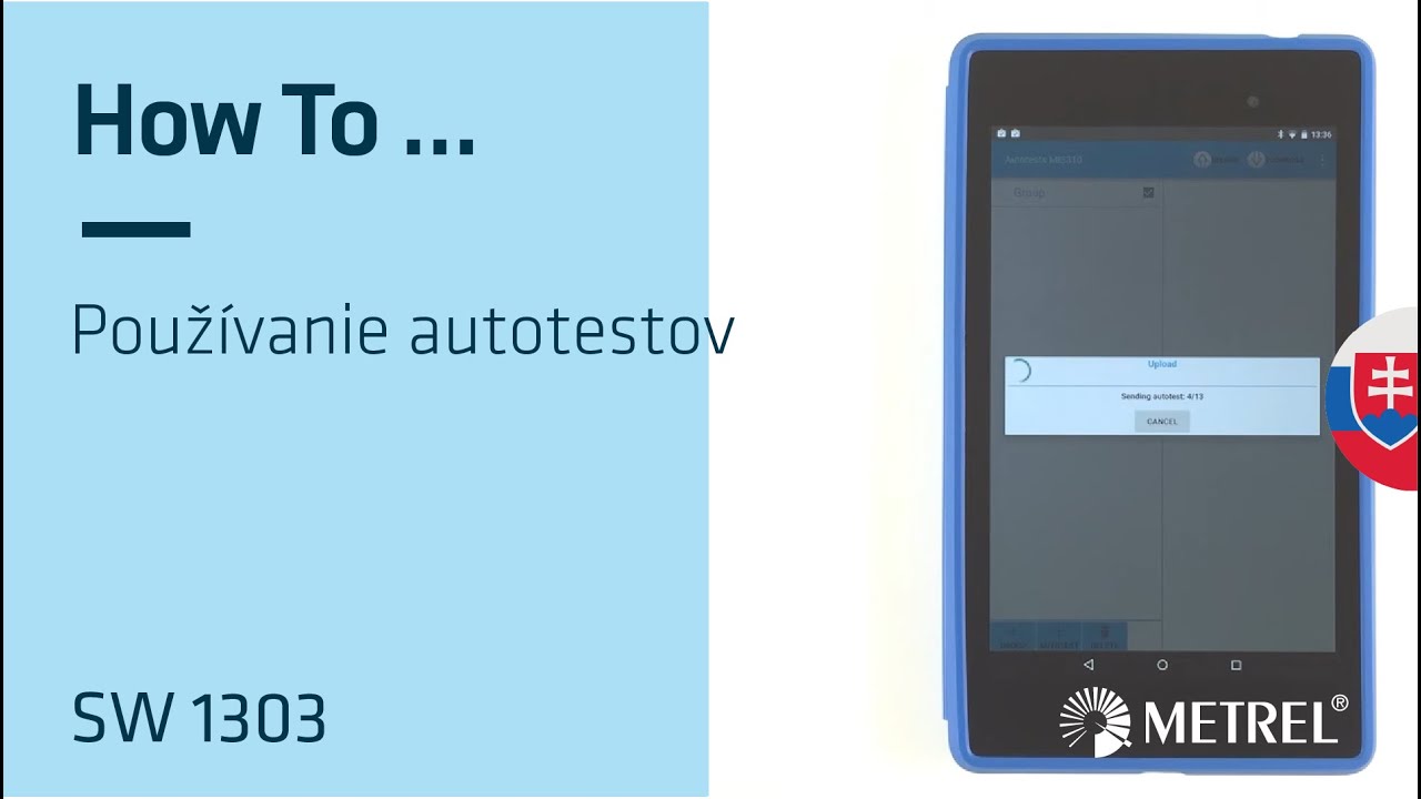 Metrel | SW 1303 aPAT Android | Ako Používať Autotesty