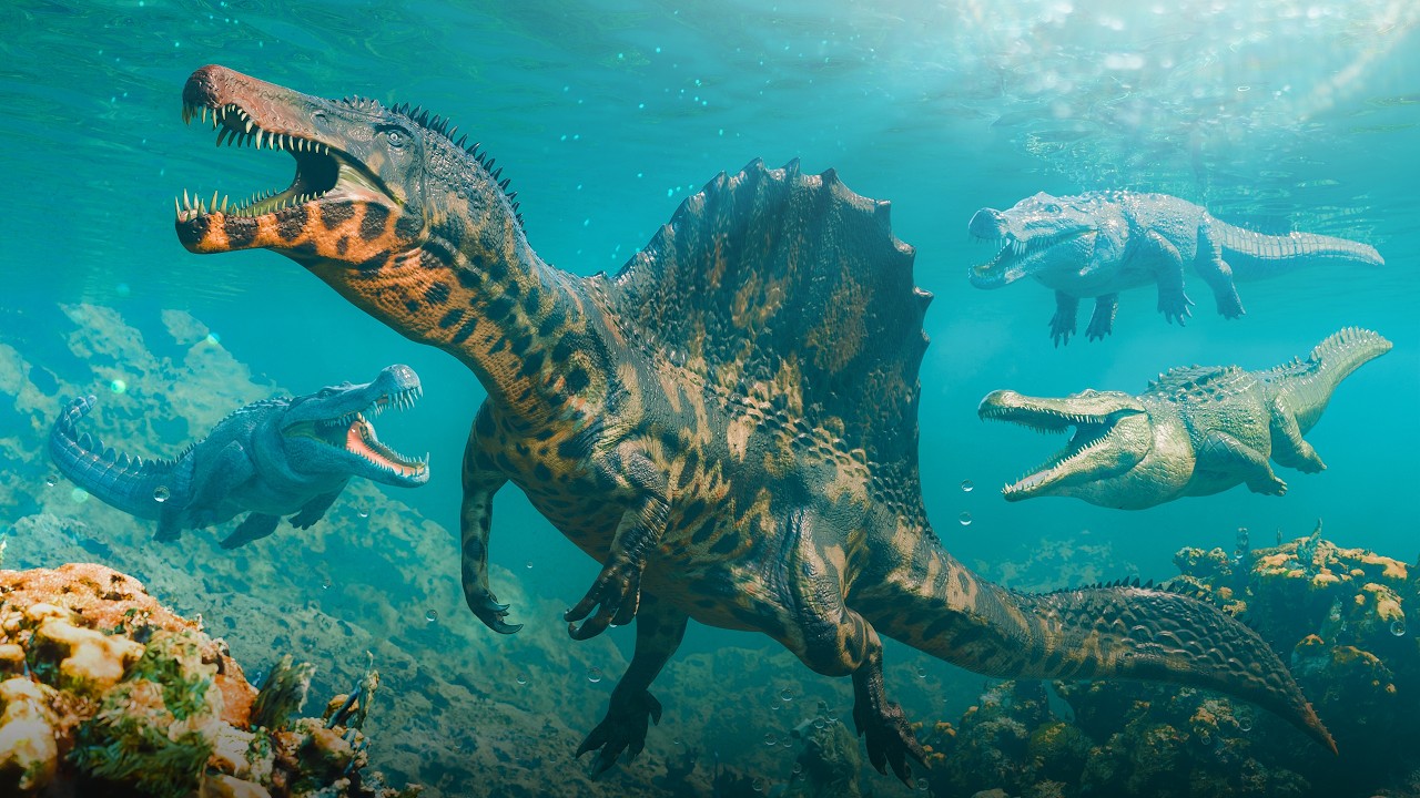 I Spent 100 Days As A Spinosaurus | Path Of Titans