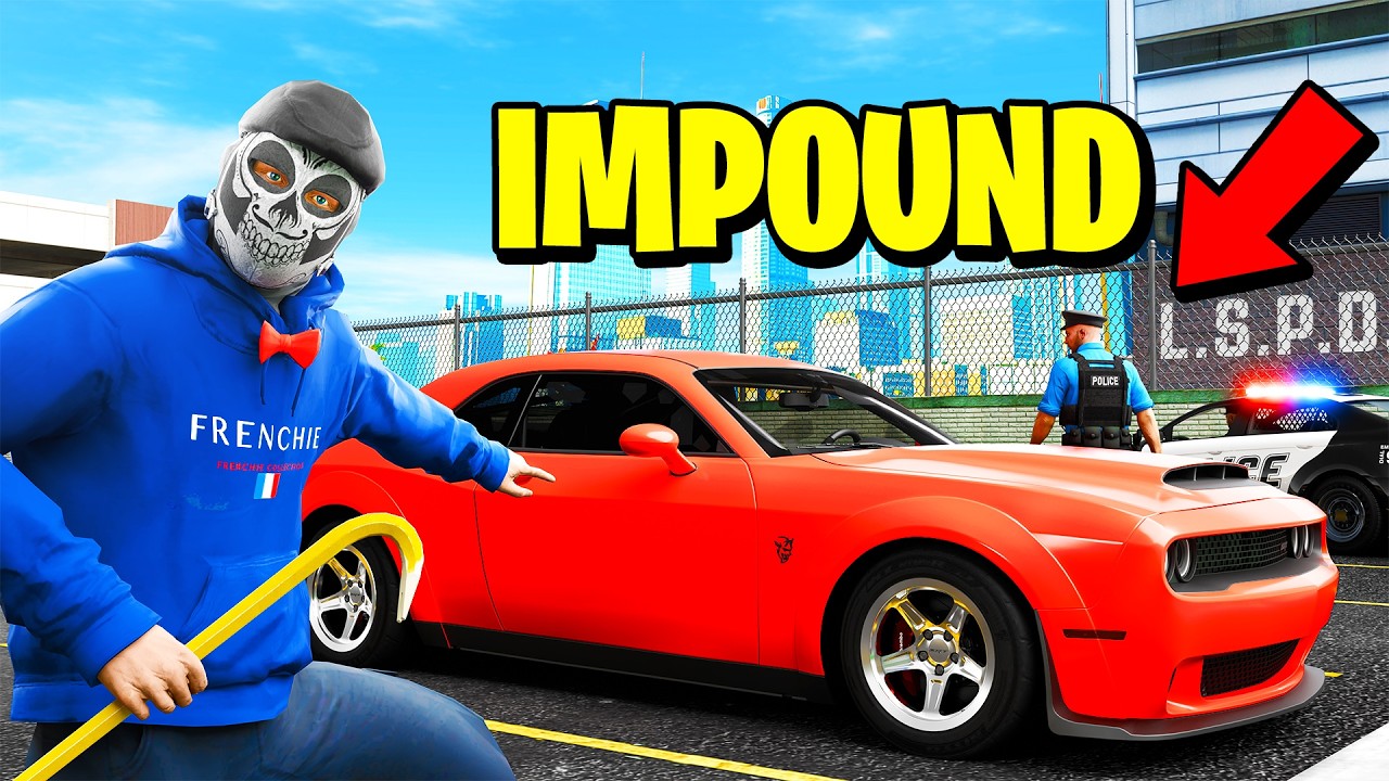 Robbing the POLICE IMPOUND in GTA 5 RP