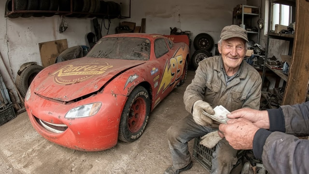 POV ASMR Car Restoration 🚗⚡ Lightning McQueen Racing Version | Rust to  Ultra-Realistic Restoration