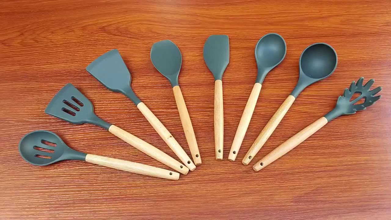 kitchen preparation table utensils