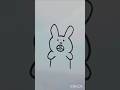 Mini Rabbit Drawing ||Small Rabbit|| #art #shorts #drawing
