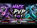 Mace PVP 1vs1 IN MOBILE🥷💫 .. MOBILE GOD #mobilepvp #minecraft 