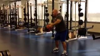 Med ball windmill slams