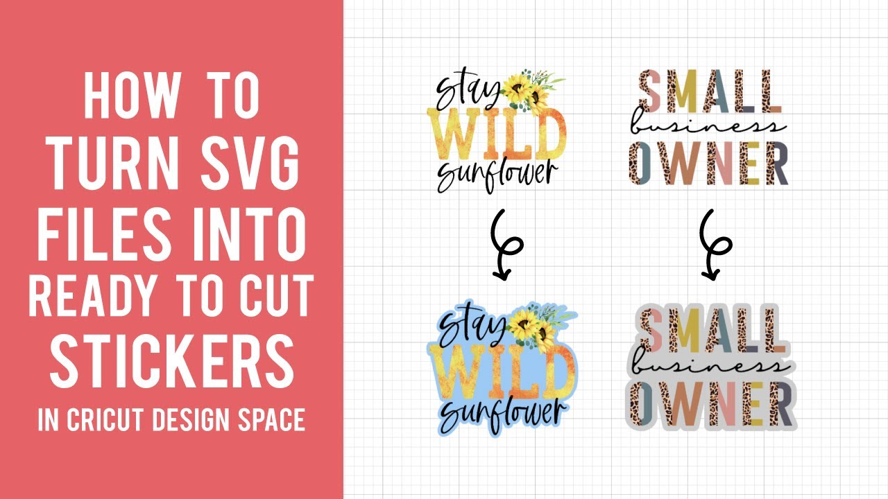 How To Use The Offset Feature To Create Stickers in Cricut Design Space